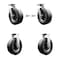 Service Caster Greenlee Caster Set - GMX Cart - 2 Swivel Bolt On Swivel Locks 2 Rigid - SCC GRE-SCC-100S1030-SNB-BSL-2-R-2 - alternate 1